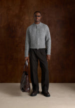 gaby-speckled-cable-knit-zip-cardigan-grey