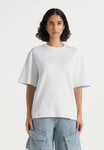 TS007 - Unisex Relaxed Fit Cotton T-Shirt - White