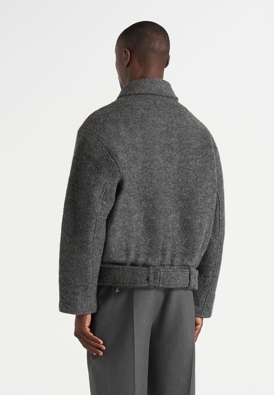 ezra-unisex-wool-belted-bomber-jacket-grey