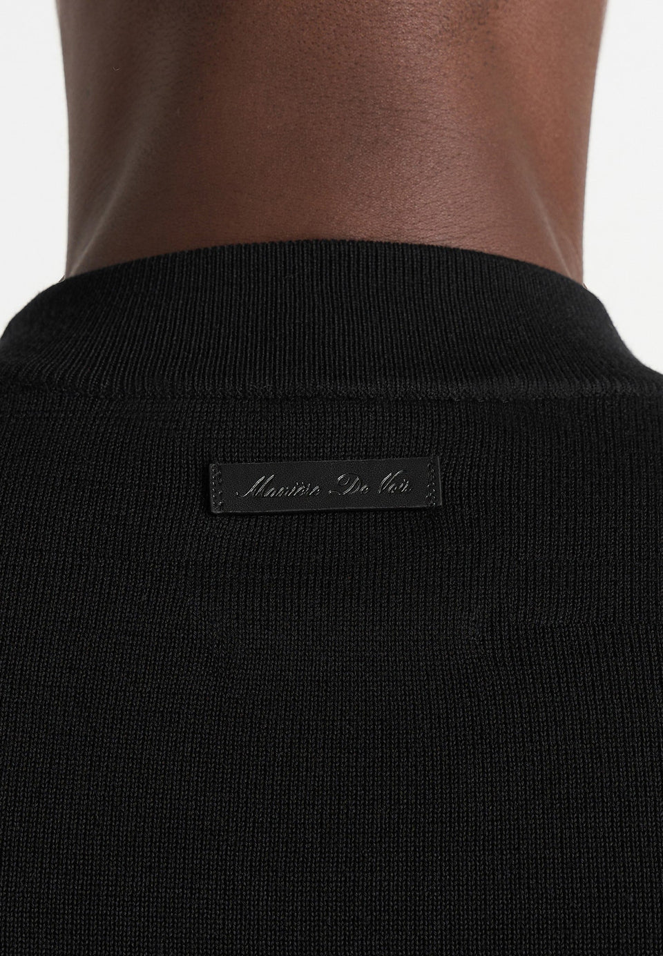 kw003-fitted-mock-neck-wool-blend-jumper-black