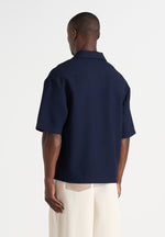 Joss - Boxy Signature Polo Shirt - Navy