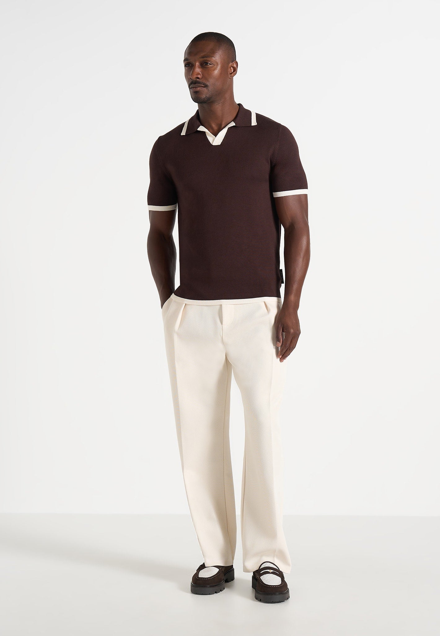 lambert-contrast-detail-knit-polo-shirt-brown