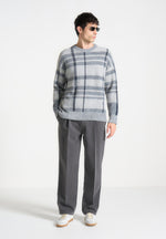 check-knit-jumper-grey