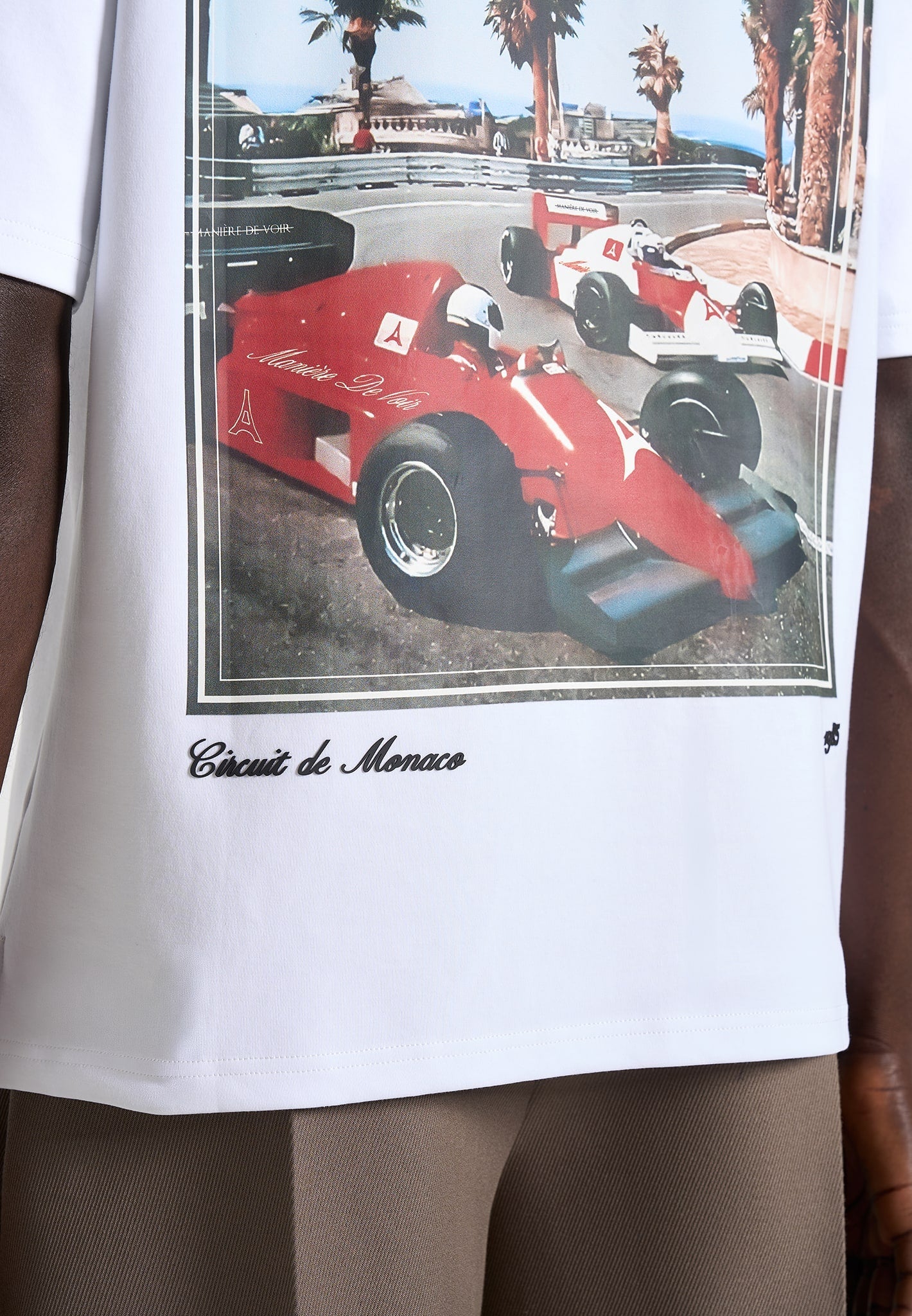 Kian - Circuit De Monaco Cotton T-Shirt - White