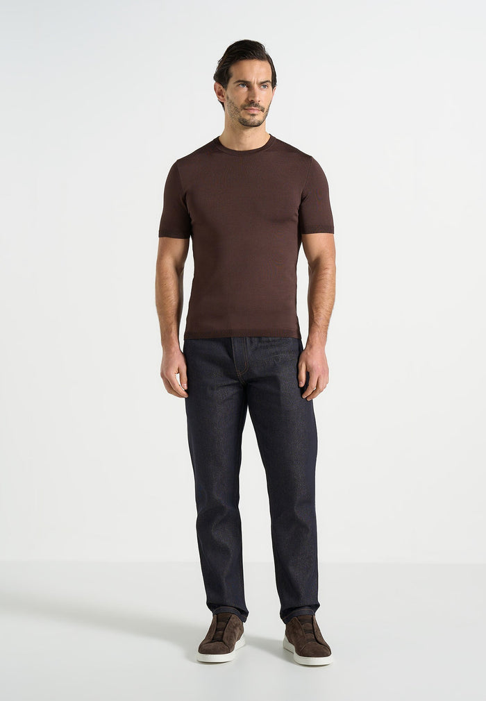 ellis-luxe-knitted-t-shirt-brown
