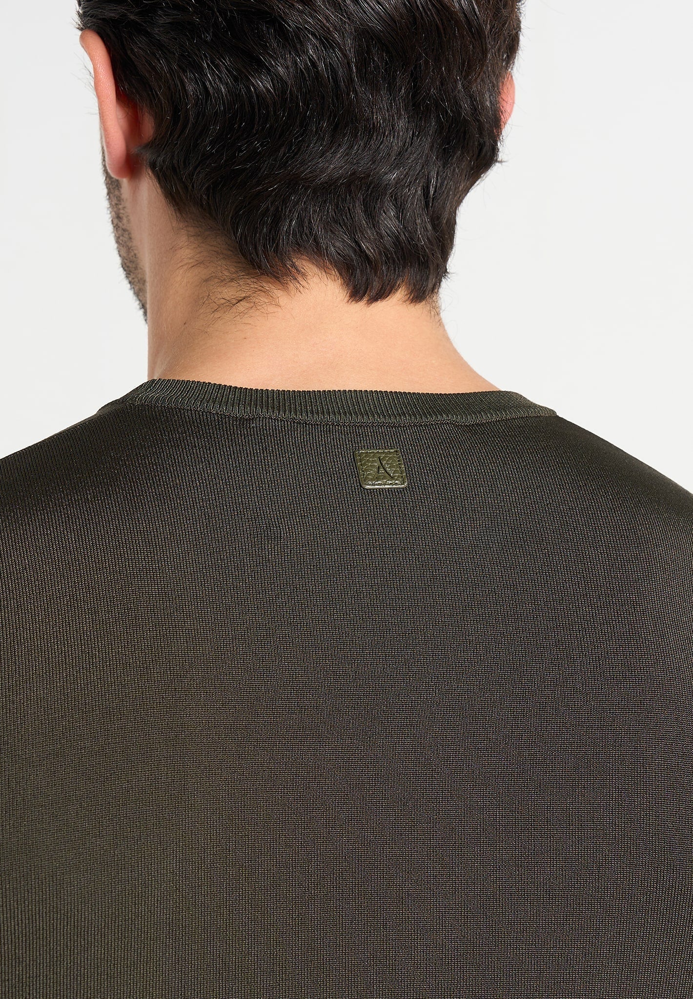 TS010 - Luxe Knitted T-Shirt - Olive