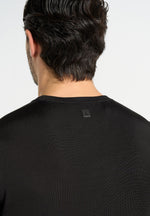 TS010 - Luxe Knitted T-Shirt - Black