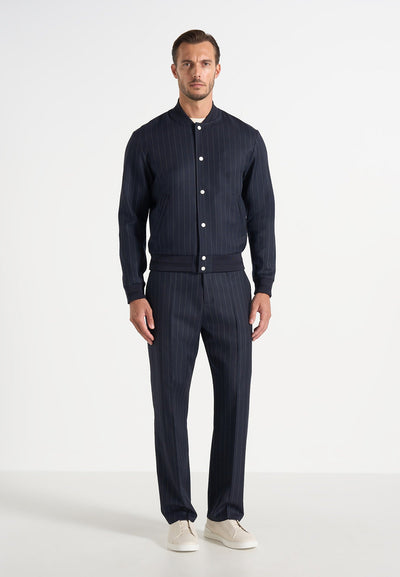 savin-pinstripe-bomber-jacket-navynew