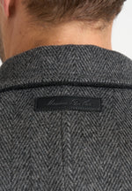 Alfie - Reversible Belted Wool-Blend Car Coat - Grey / Black