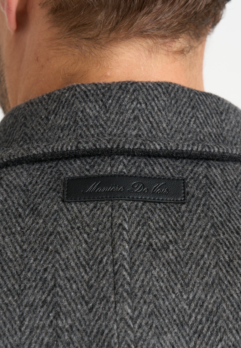 Alfie - Reversible Belted Wool-Blend Car Coat - Grey / Black