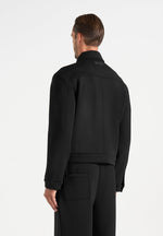 Kairo - Neoprene Trucker Jacket - Black