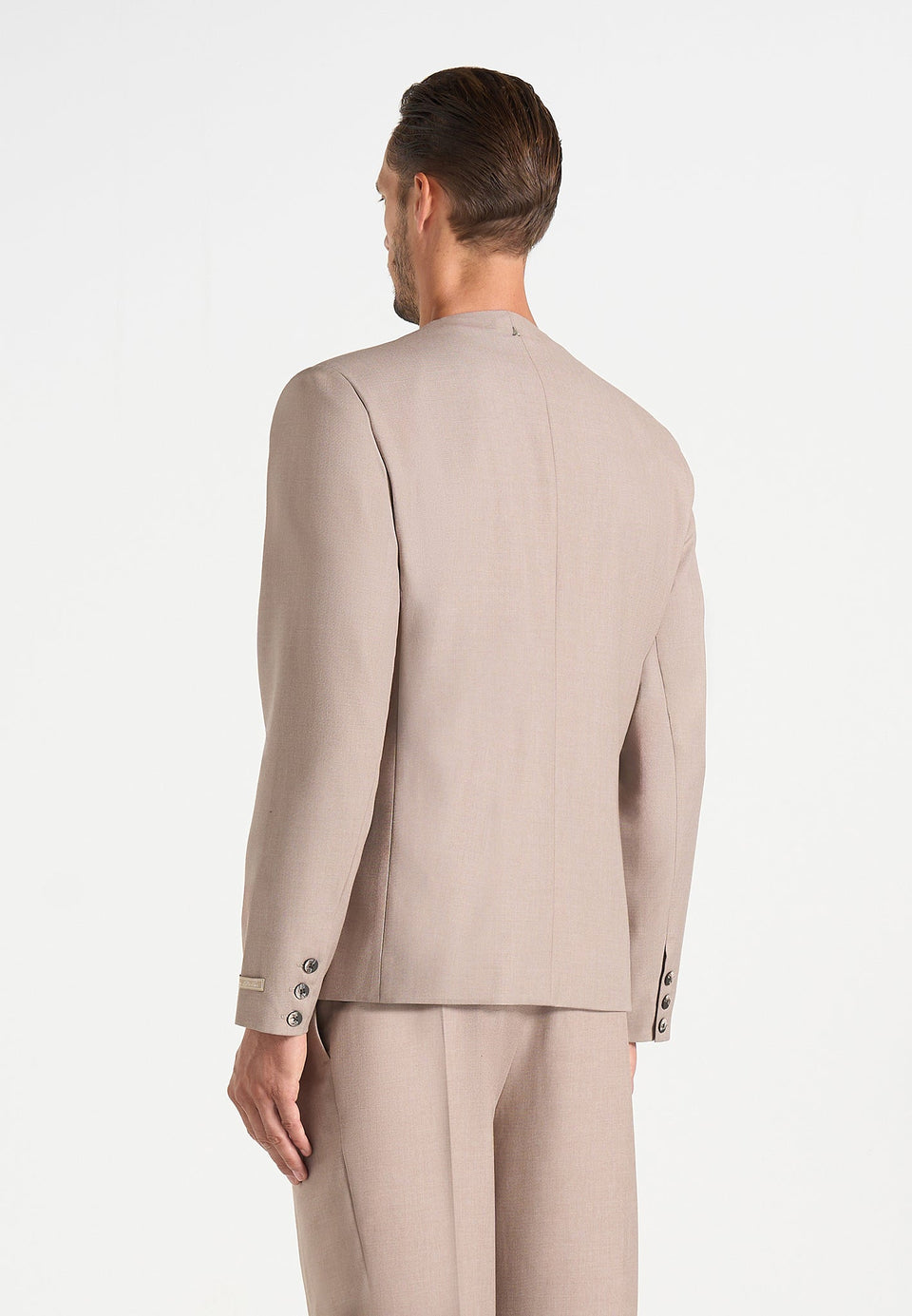 Timeo - Tailored Kimono Blazer - Taupe