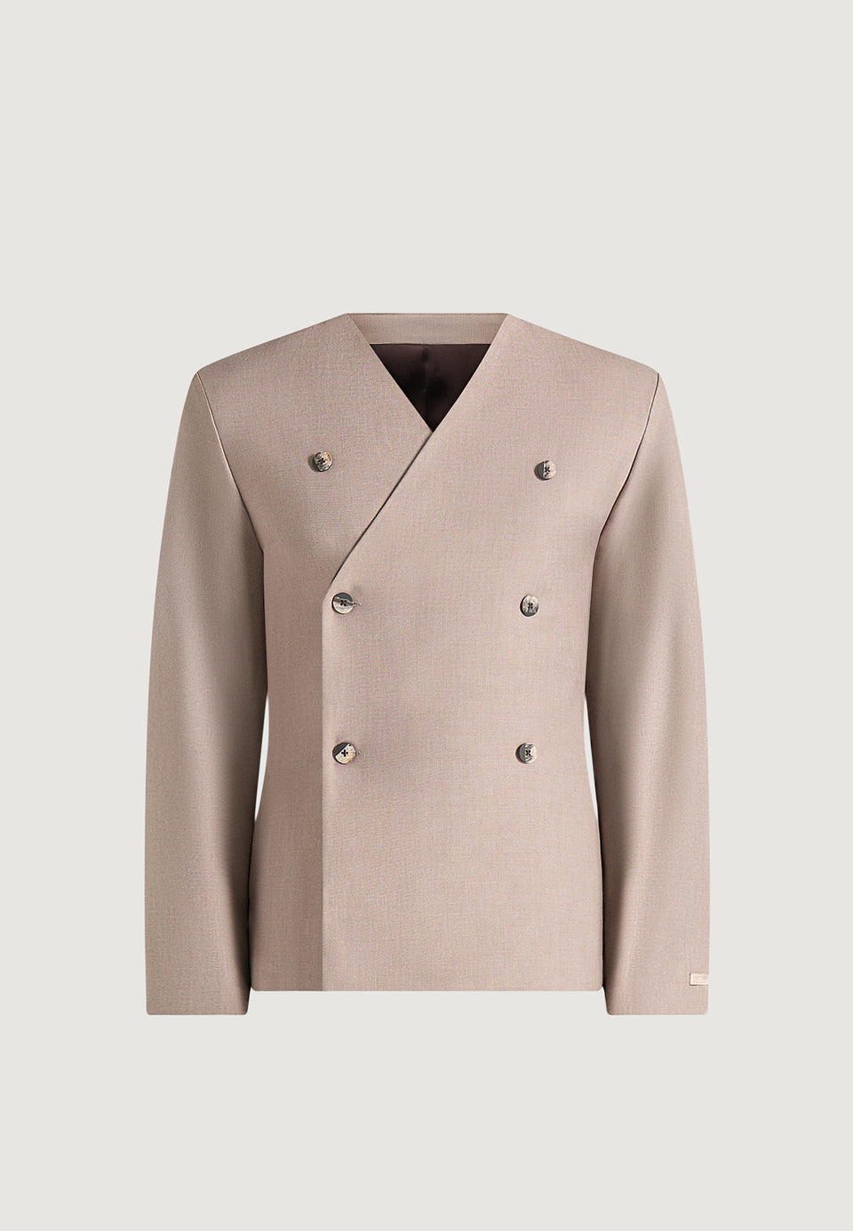 Timeo - Tailored Kimono Blazer - Taupe