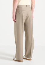 relaxed-fit-textured-belted-tailored-trousers-beige