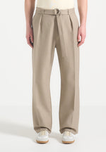 relaxed-fit-textured-belted-tailored-trousers-beige
