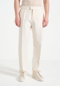 J⁠oseph - Regular Fit Tailored Trousers - Off White