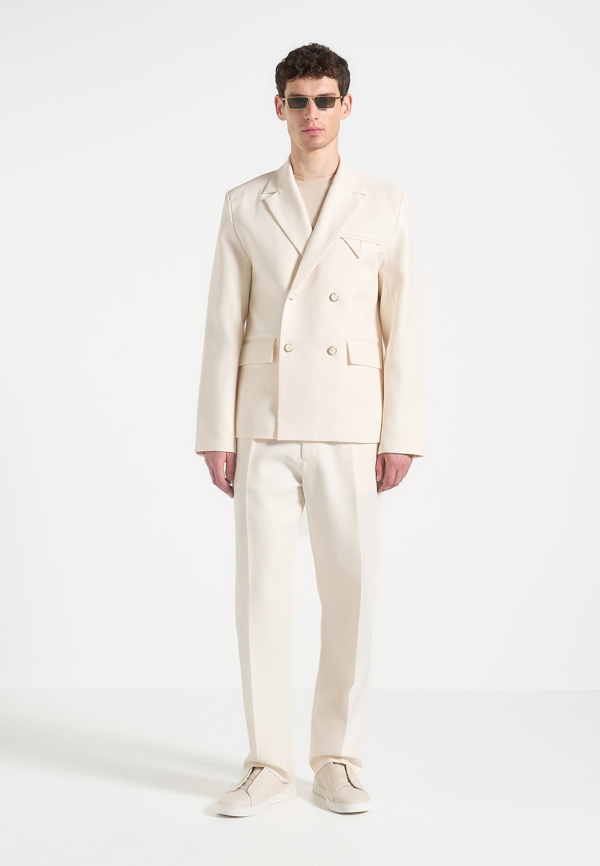 Joseph - Regular Fit Tailored Pants - Off White