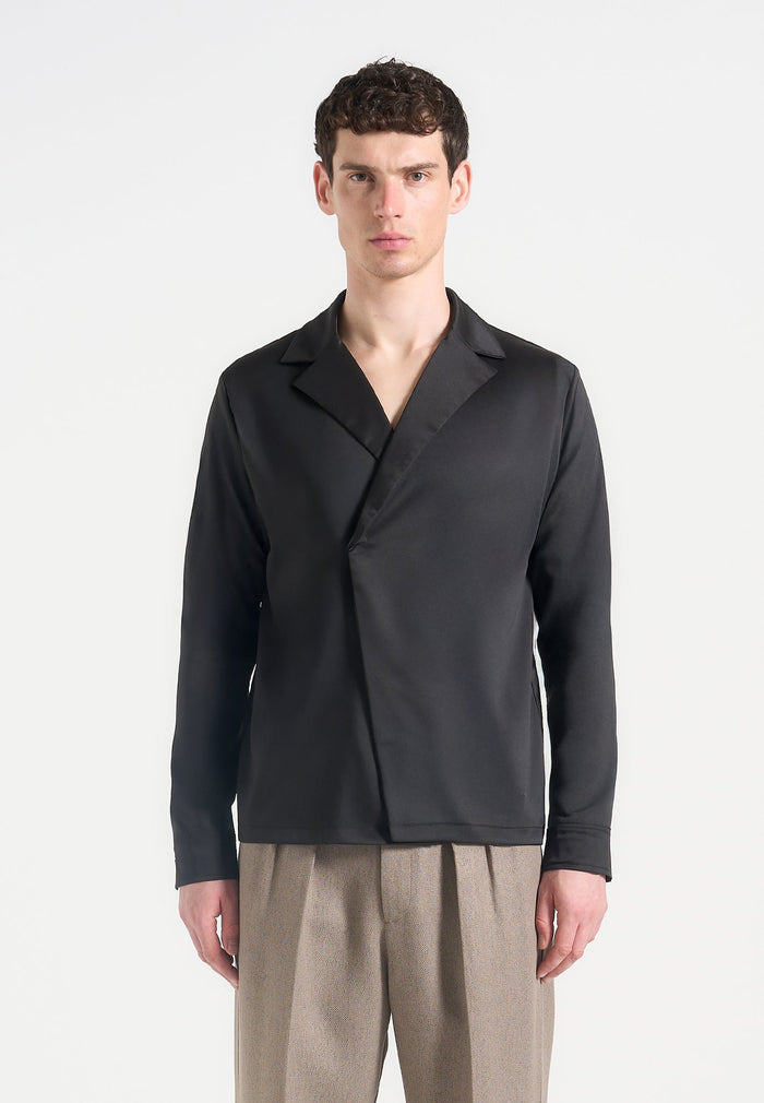 satin-double-breasted-shirt-black