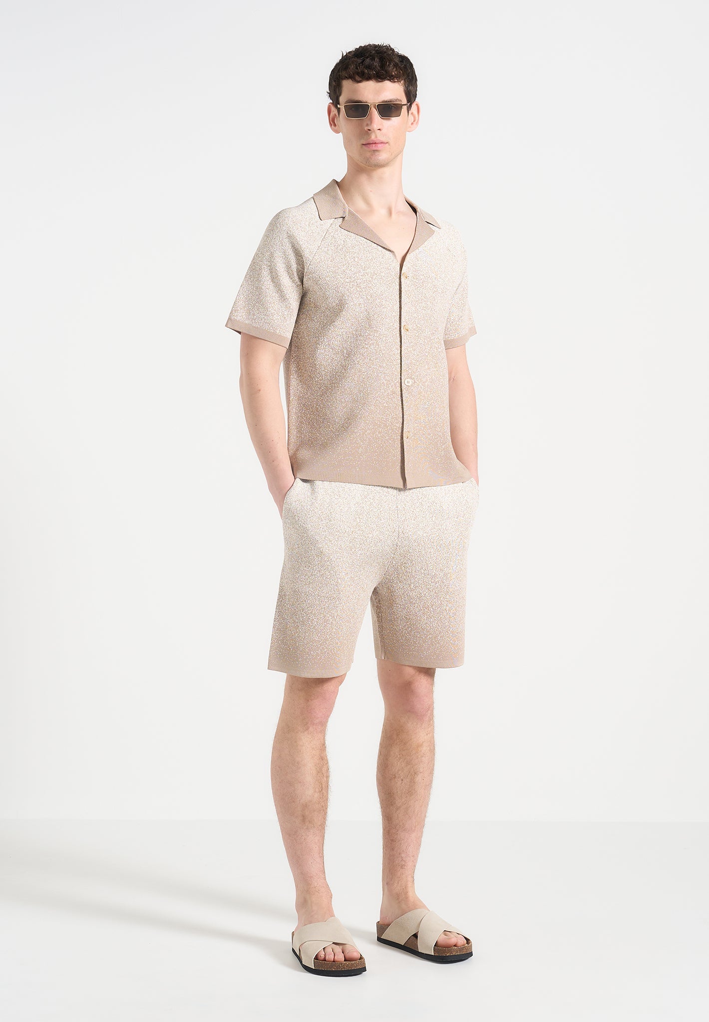 ombre-knit-revere-shirt-beige-white
