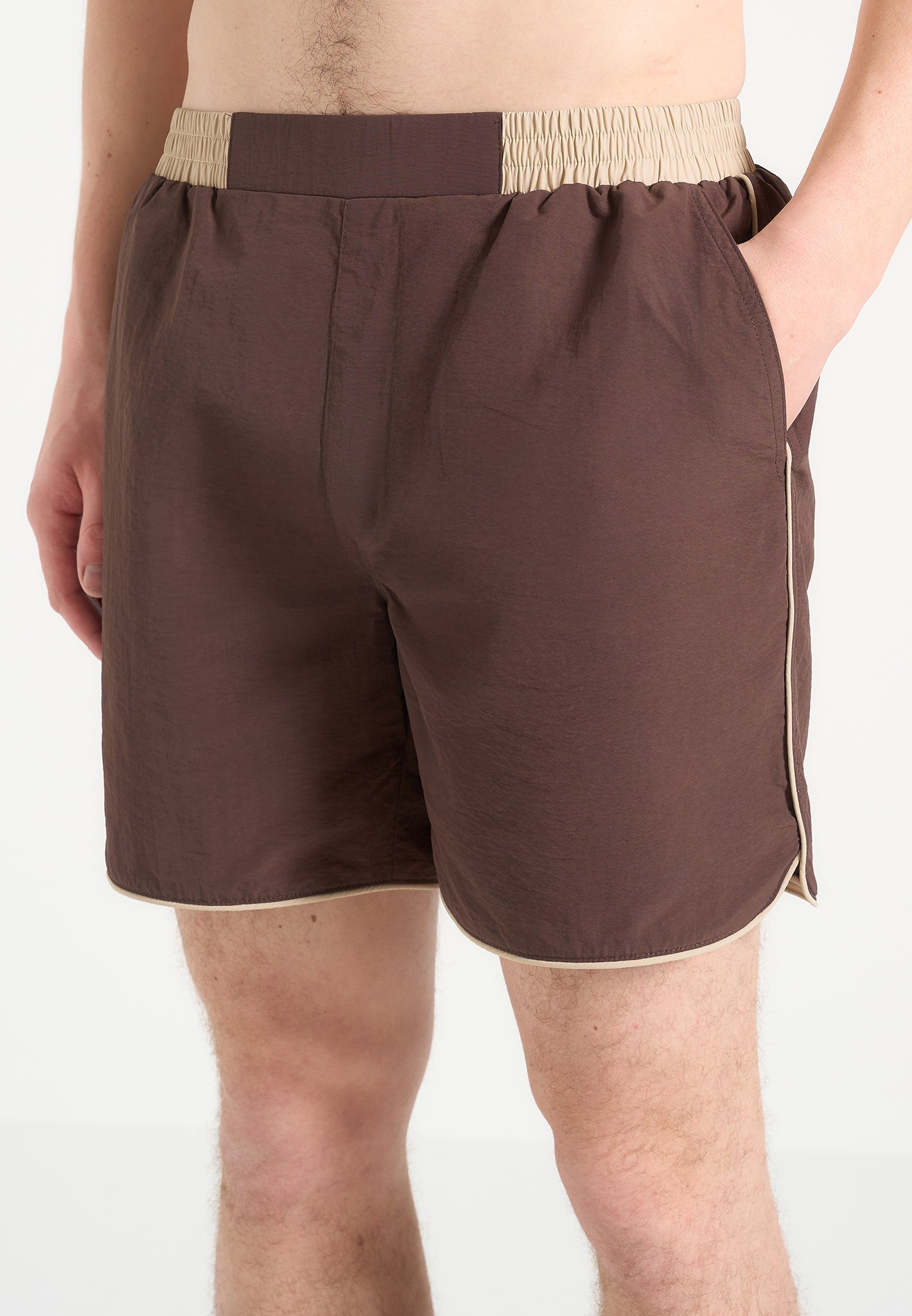 swim-shorts-with-contrast-waistband-brown
