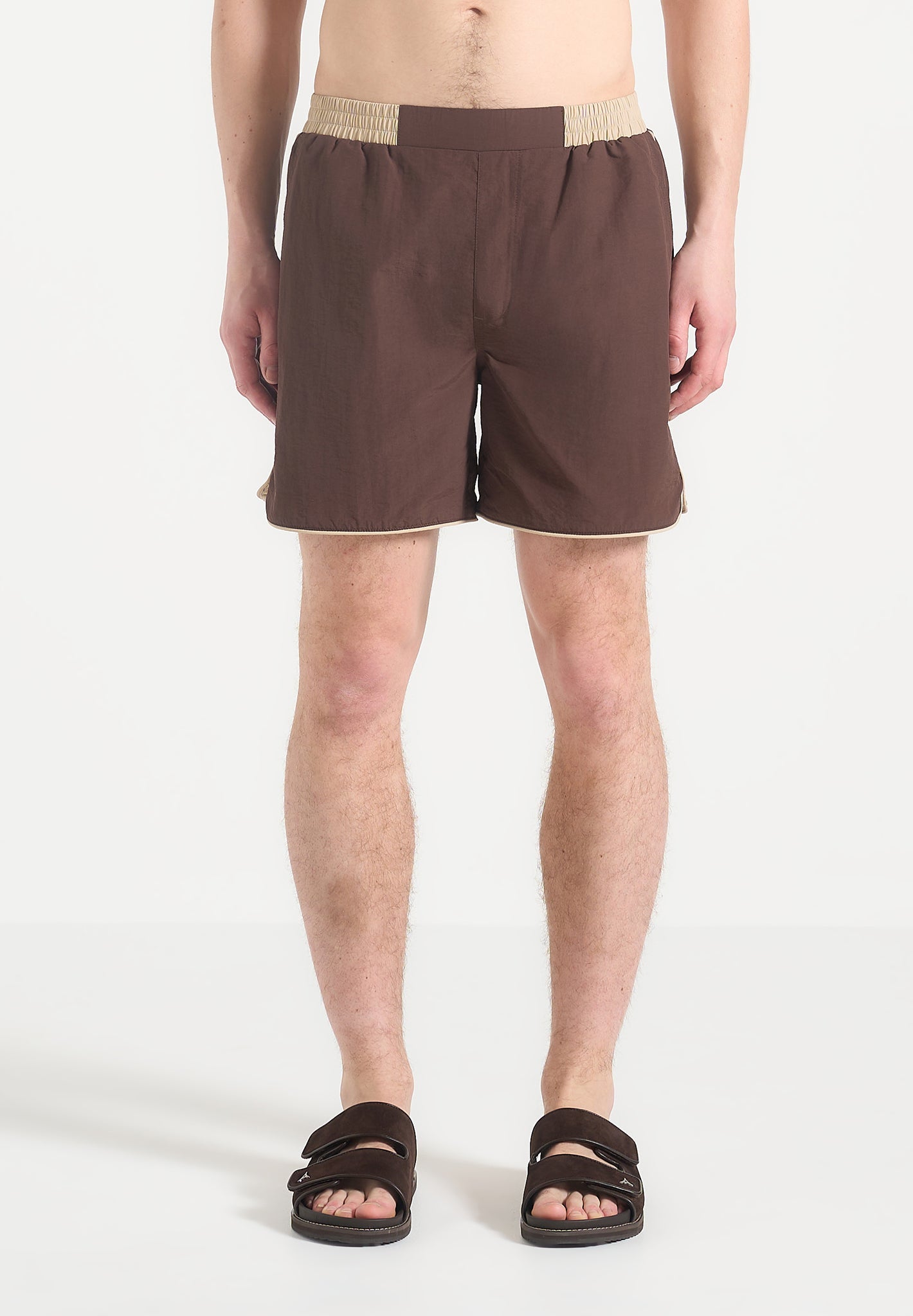 swim-shorts-with-contrast-waistband-brown