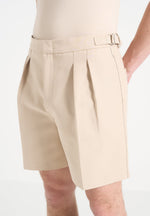 twin-pleat-chino-shorts-with-stitch-detail-beige