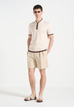 twin-pleat-chino-shorts-with-stitch-detail-beige