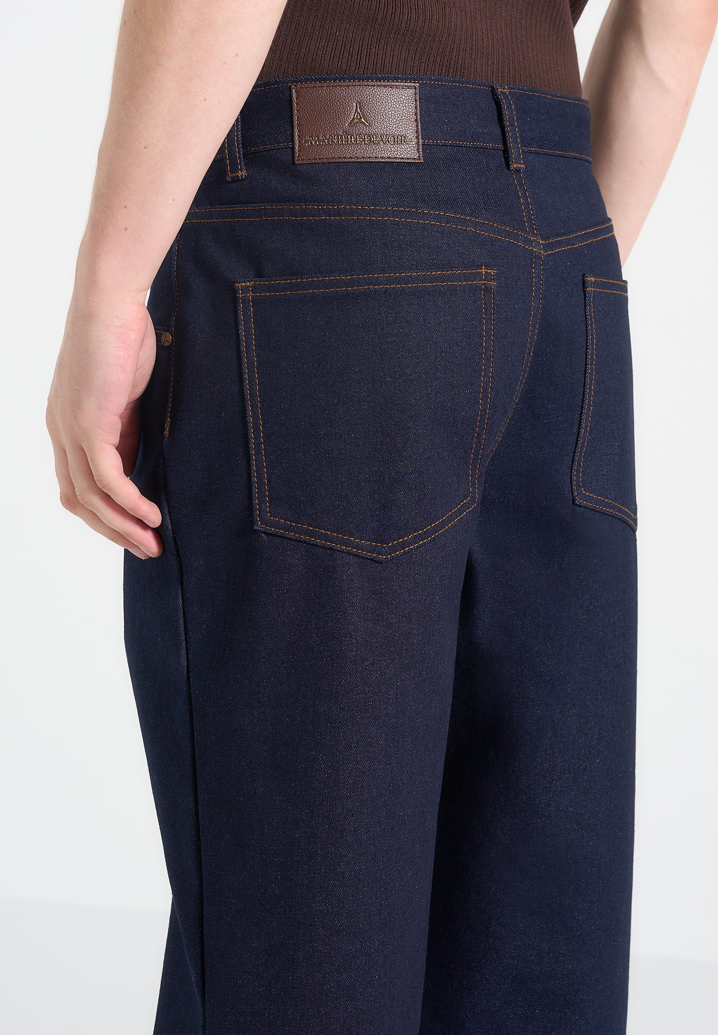 Arnault - Pleated Denim Jeans - Indigo