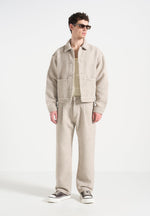 damien-boucle-jacket-with-back-pleat-beige