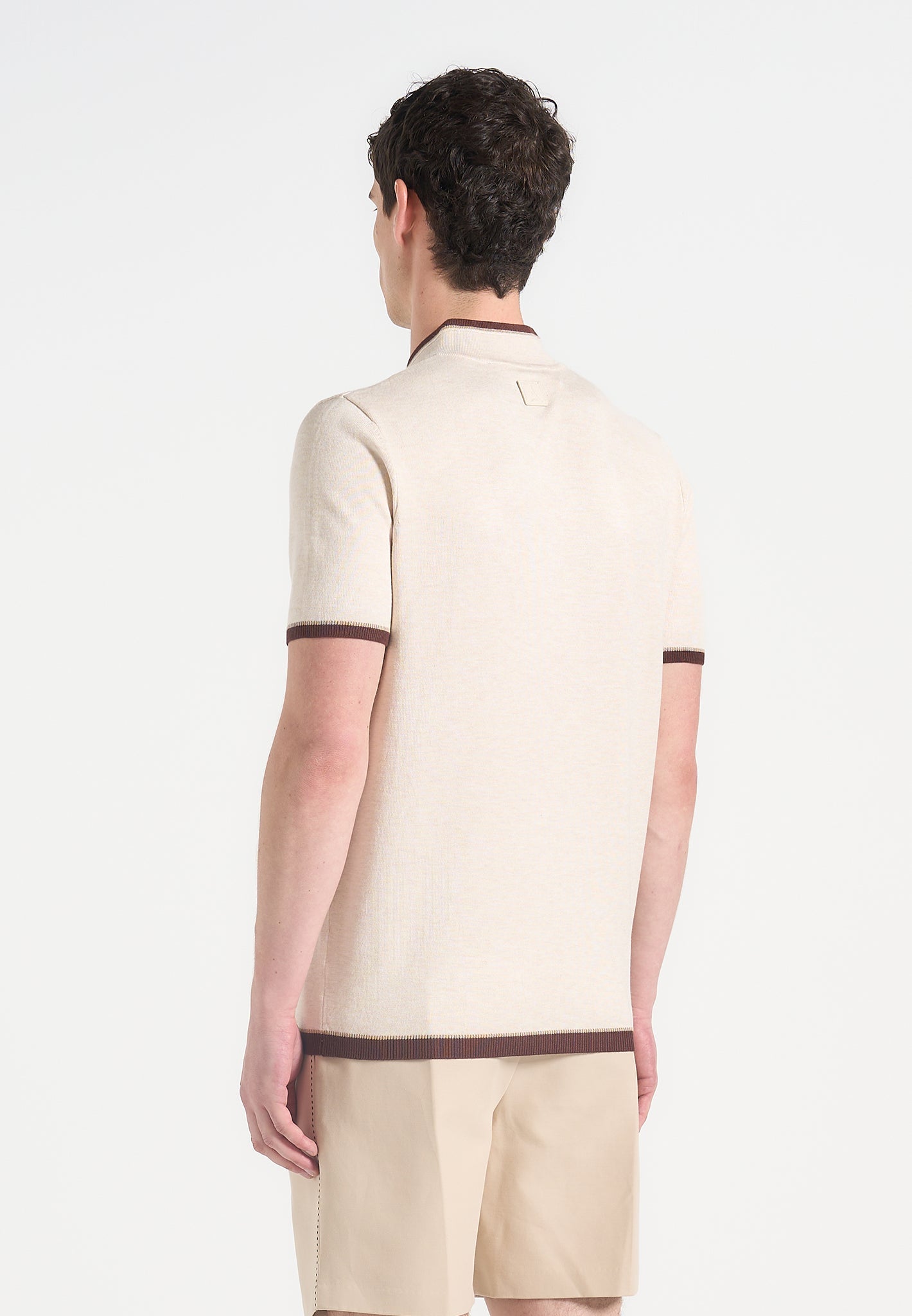 clement-crew-neck-zip-polo-shirt-cream