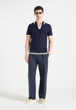 contrast-detail-knit-polo-shirt-navy