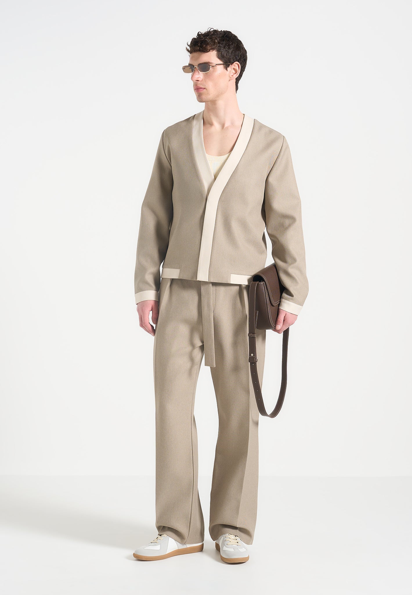 clovis-tailored-cardigan-with-contrast-placket-beige