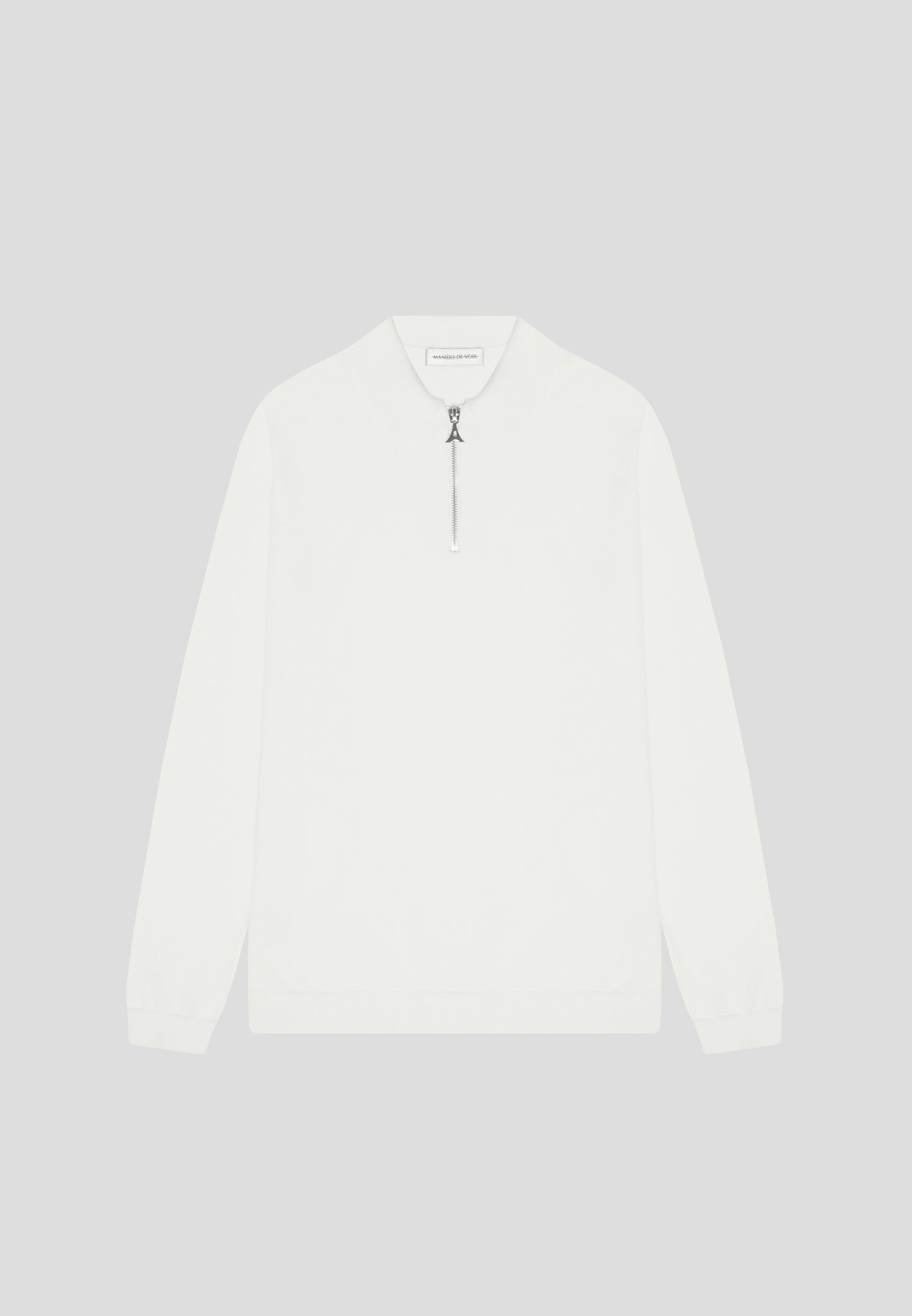 merino-wool-long-sleeve-polo-top-with-zip-off-white