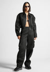 mesh-cargo-pants-black