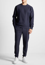 neoprene-regular-fit-crew-neck-jumper-navy