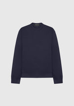 neoprene-regular-fit-crew-neck-jumper-navy