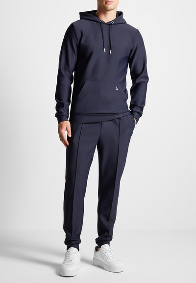 eternel-neoprene-regular-fit-hoodie-navy