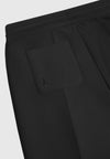 eternel-neoprene-tapered-fit-pintuck-joggers-black