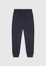 neoprene-tapered-fit-pintuck-joggers-navy