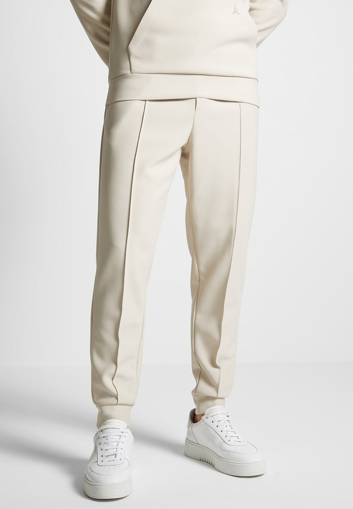 eternel-neoprene-tapered-fit-pintuck-joggers-stone