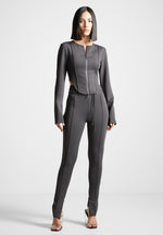 neoprene-tie-detail-leggings-charcoal-grey