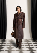 tailored-satin-trench-coat-brown