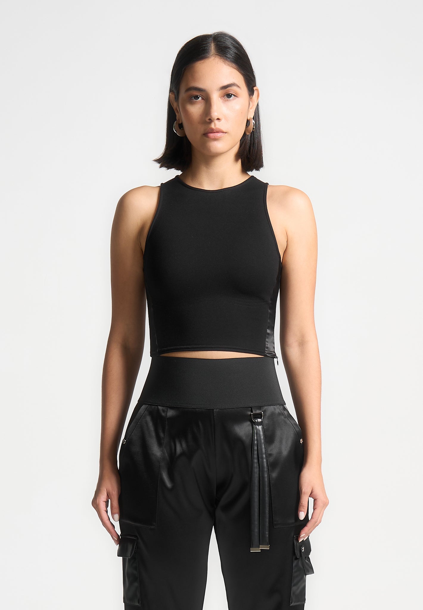 racer-crop-top-with-satin-panels-black