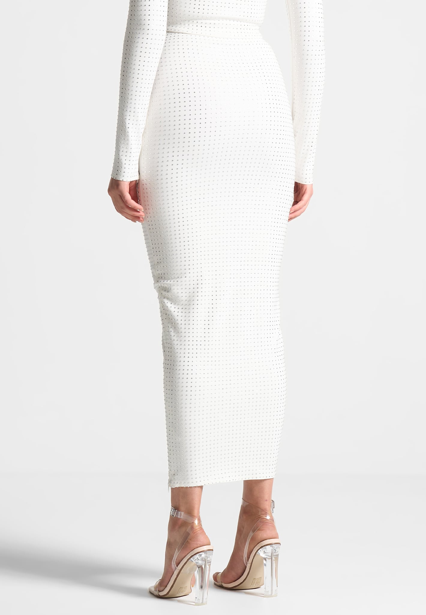 Maxi Skirt Bandage Midaxi Skirt Rhinestone Bandage Midaxi Skirt