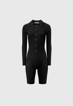 ribbed-knit-long-sleeve-playsuit-black