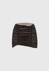 ruched-lace-asymmetric-mini-skirt-black