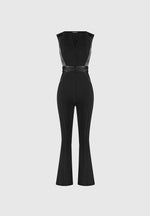 satin-contour-flared-jumpsuit-black