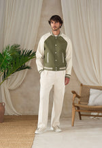Dorian - Pleated Tailored Pants - Cream