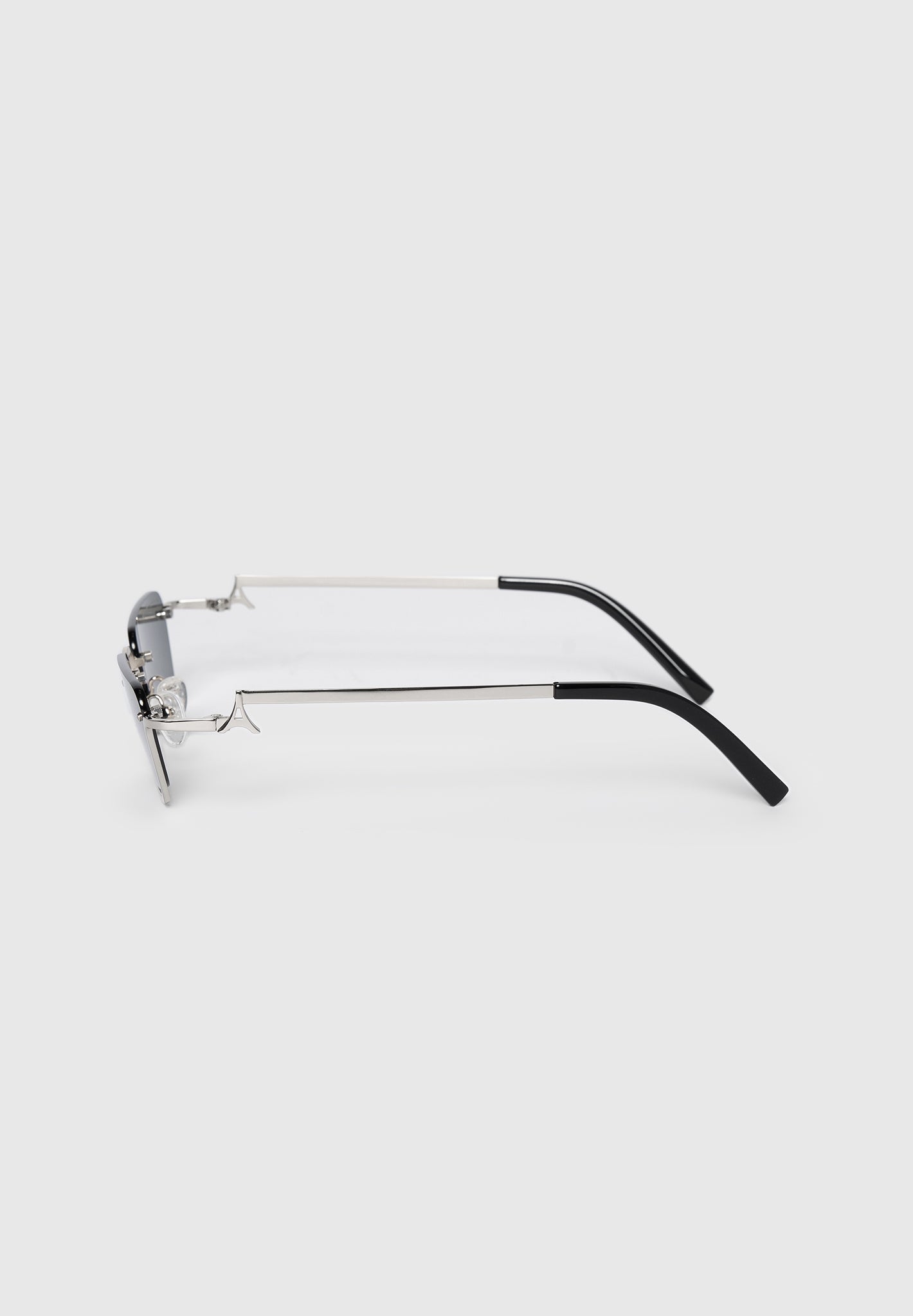 sacha-rectangular-frameless-sunglasses-silver
