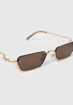 sacha-rectangular-frameless-sunglasses-gold